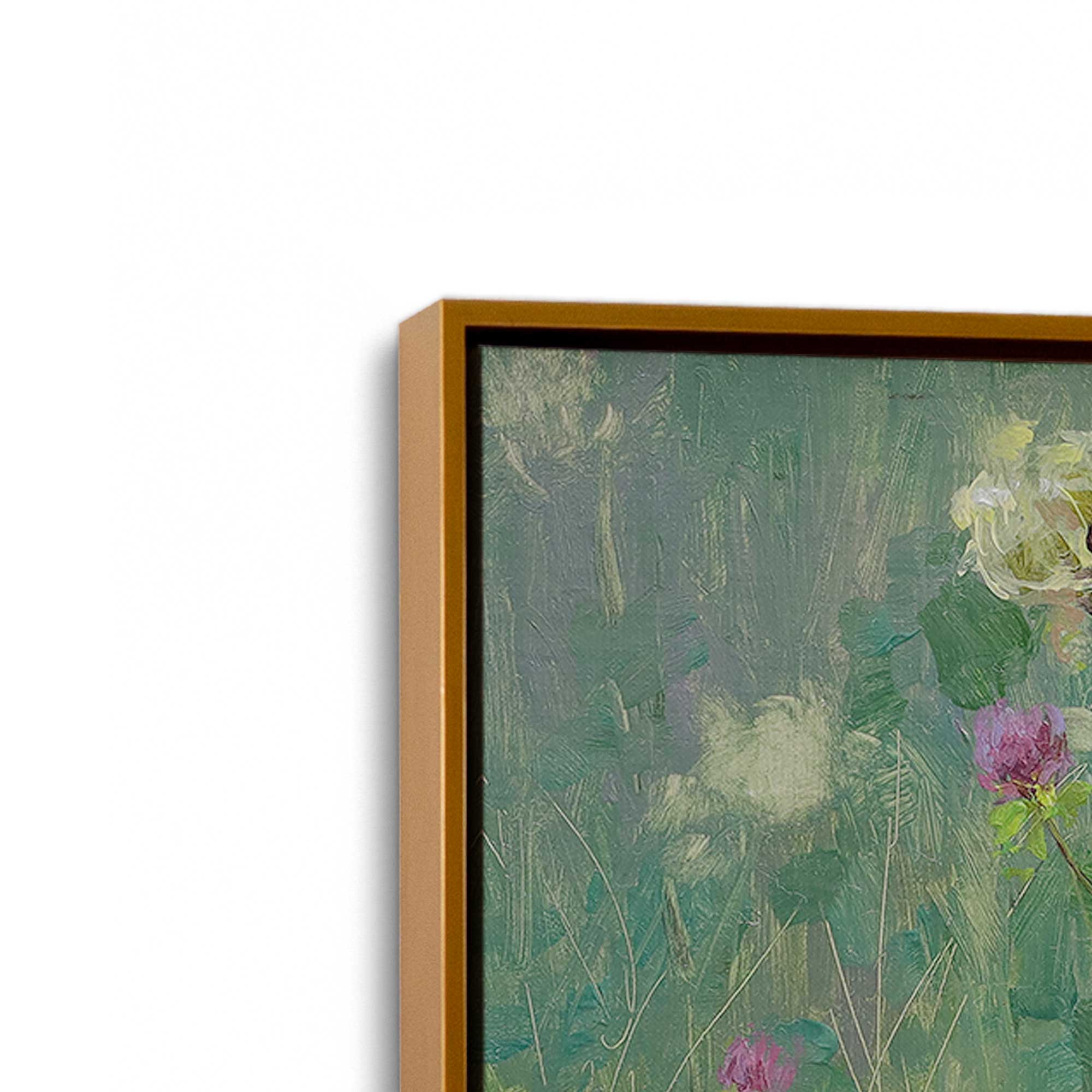 Dreamy Wildflower Escape Canvas Wall Art Print - Nature Inspired Home Decor for Living Room, Bedroom & Office