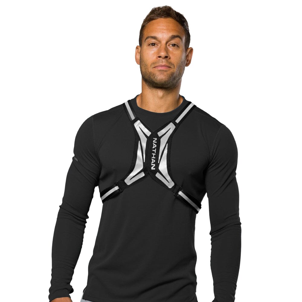 Nathan Hypernight Reflective Vest Lite - High Visibility Safety Running Vest for Night Jogging, Cycling & Outdoor Activities | Lightweight & Breathable for Men & Women