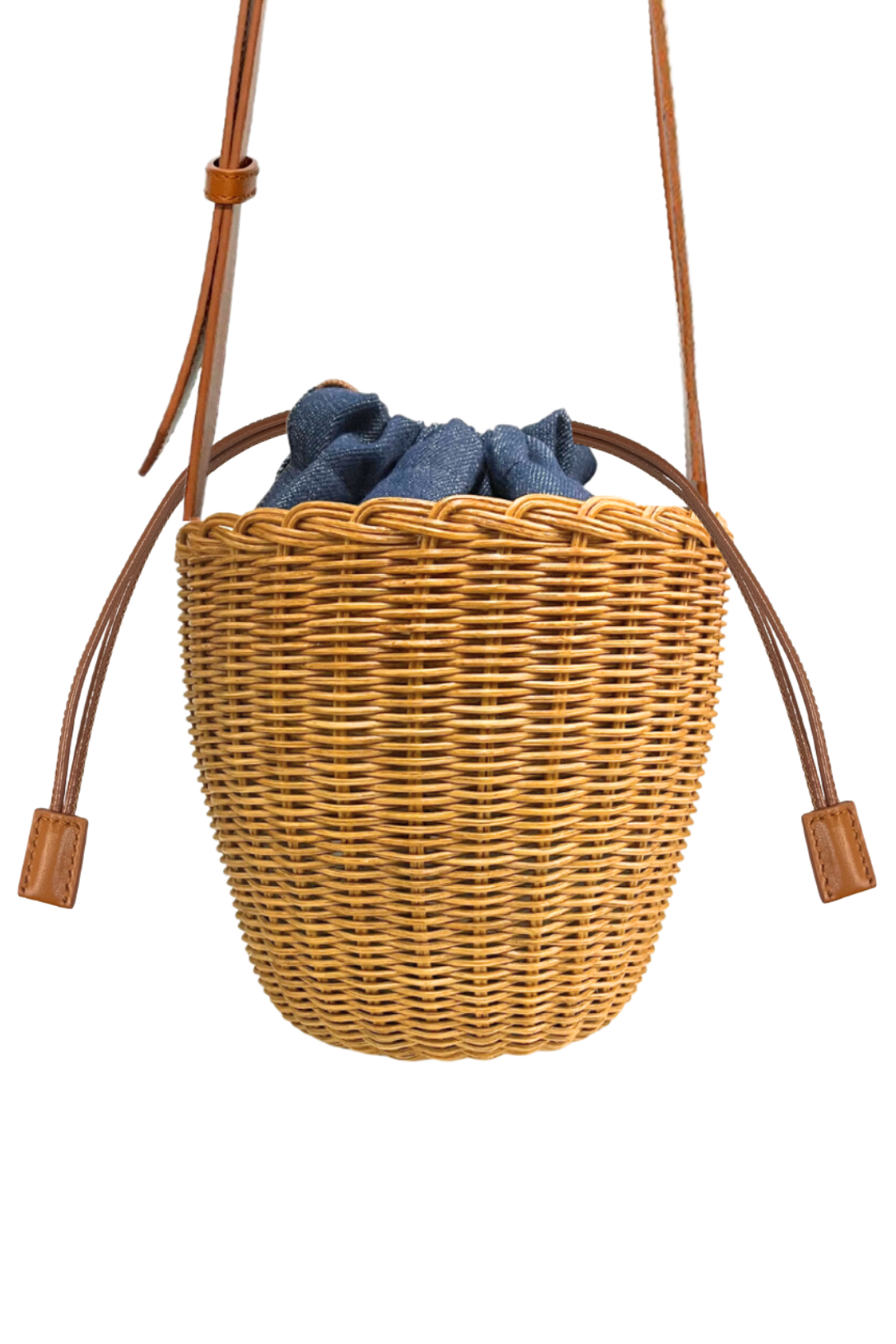 Willow Bucket Bag for Women - Stylish Leather Crossbody Handbag in Coker/Tan - Perfect for Work, Travel & Everyday Use