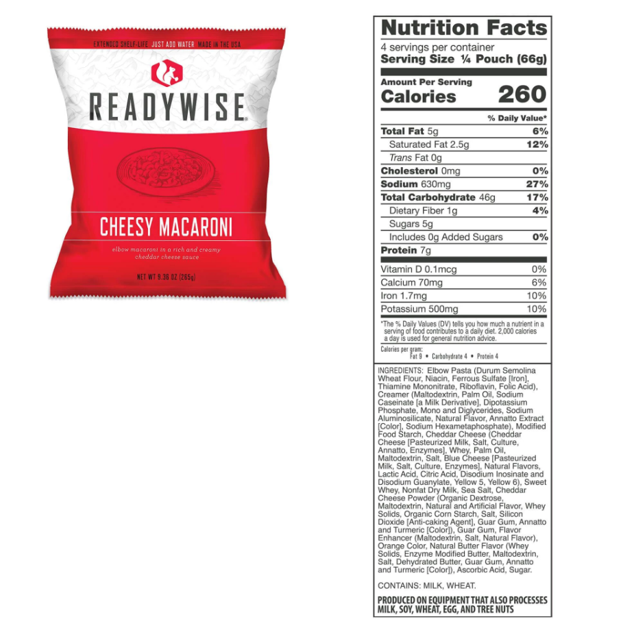 720 Serving Emergency Food Bucket - Long Shelf Life Breakfast & Entree Meals for Disaster Preparedness, Camping & Survival Kits