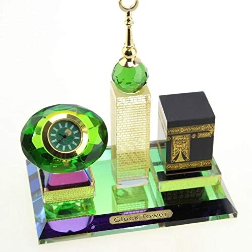 Kaaba 3 Piece Set - Islamic Car Accessories & Home Decor | Perfect Muslim Gift, Desktop Ornament, Table Decoration for Ramadan, Eid & Prayer Spaces