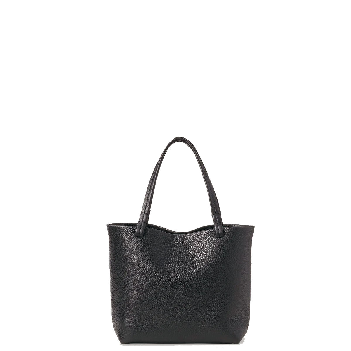 Park Small Tote Grained Leather Handbag in Black - Perfect for Work, Travel & Everyday Use