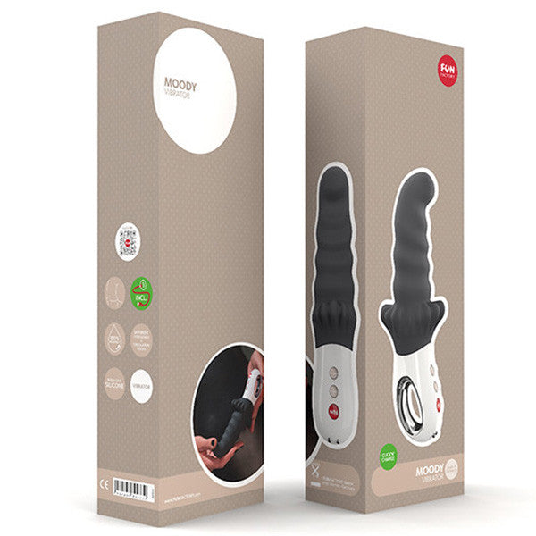 Fun Factory Moody Vibrator - Rechargeable G-Spot Vibrator for Women, Waterproof & Body-Safe Silicone - Perfect for Solo Play & Couples Intimacy