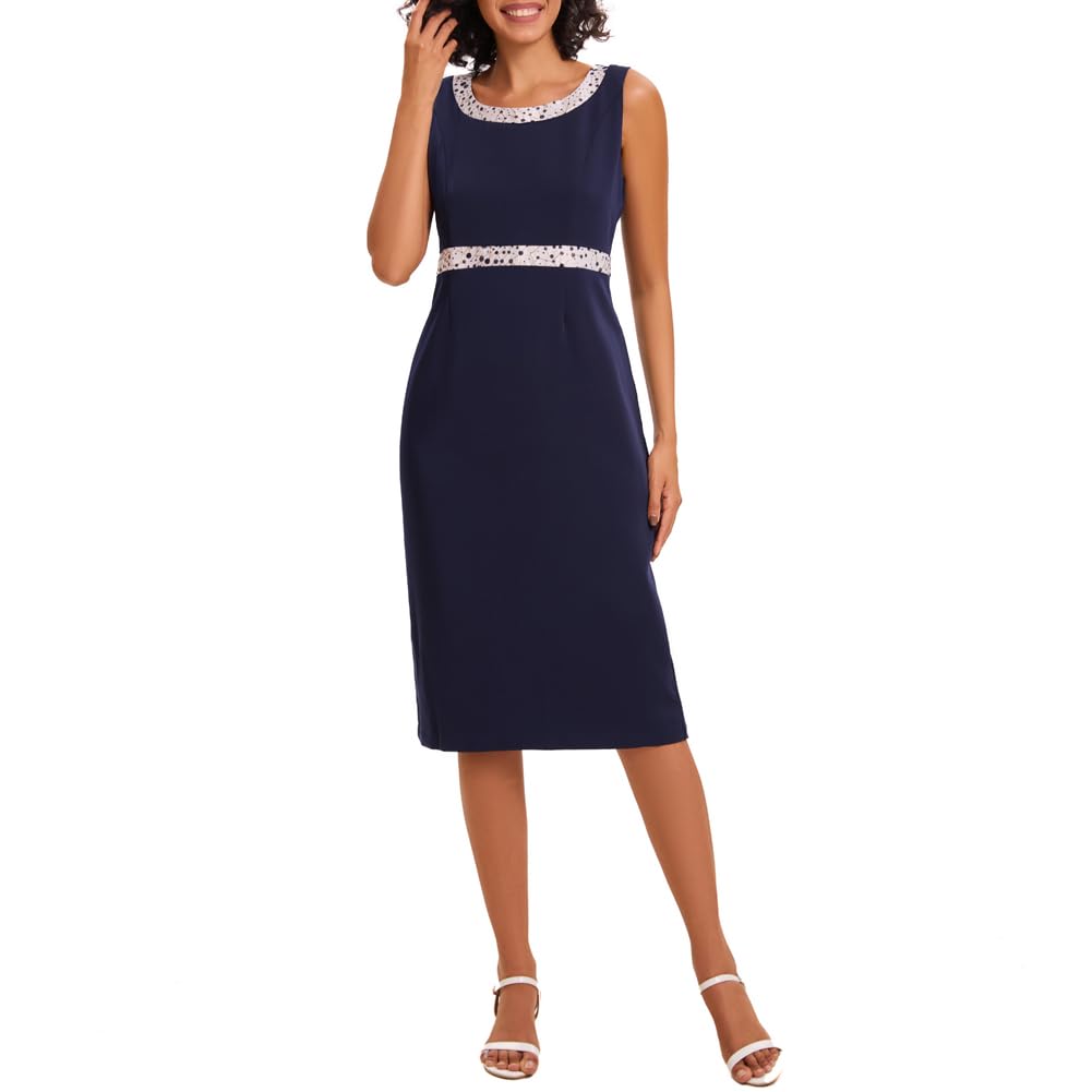 Elegant Women's 2 Piece Polka Dot Embroidered Church Suit - Mother's Day Gift, Wedding Guest Dress & Special Occasion Outfit for Evening Parties, Church Services & Formal Events