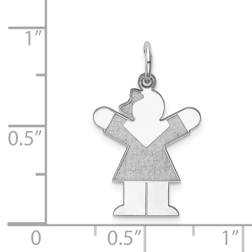 925 Sterling Silver Love Kid Charm Pendant for Necklace - Elegant Jewelry Gift for Children & Teens - Perfect for Birthdays, Baptisms & Special Occasions