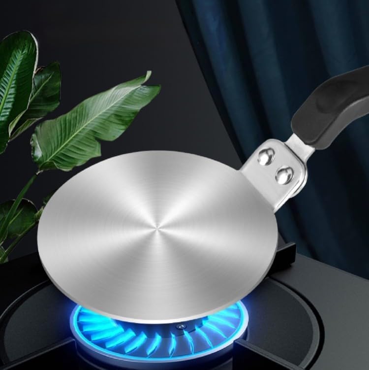 Grourarty 13cm Induction Hob Converter Plate for Moka Pot & Espresso Maker - Heat Diffuser Adapter for Coffee Brewing | Perfect for Home Kitchens & Coffee Shops