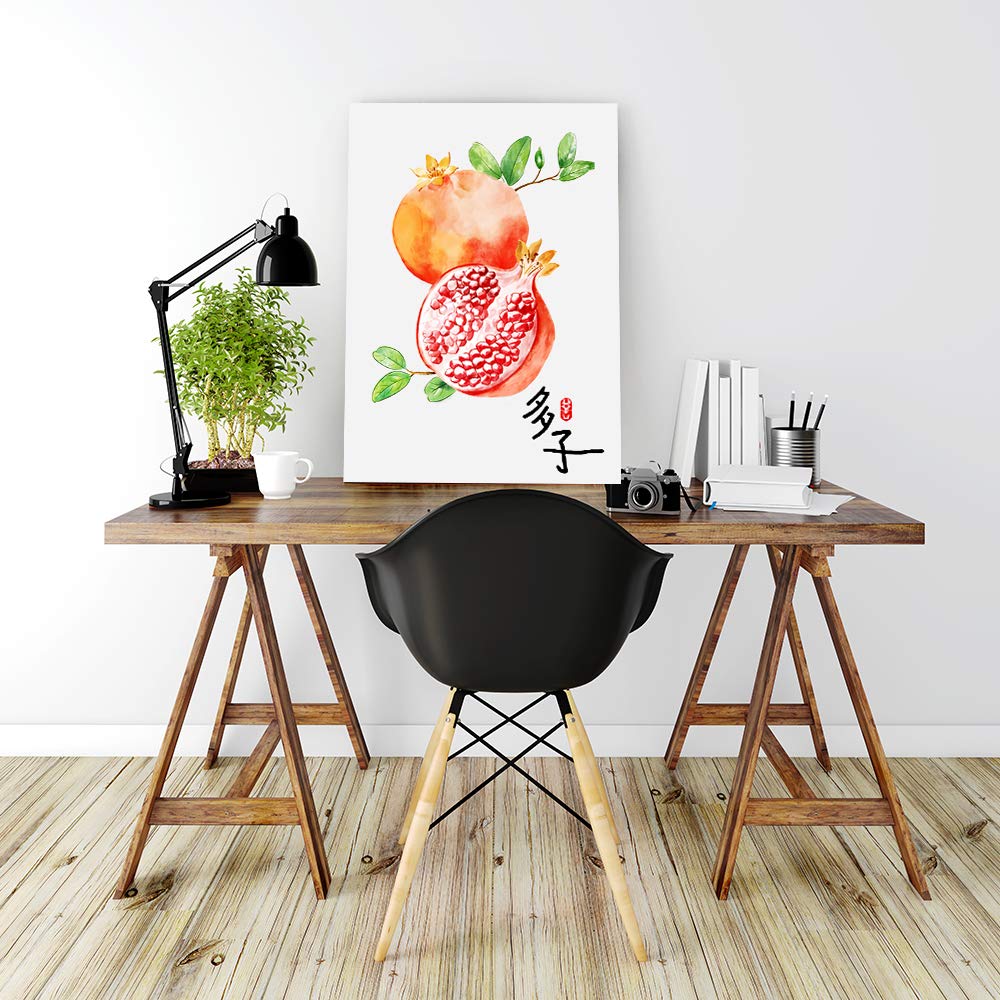 Wall26 Canvas Wall Art - Classical Fruit Paintings for Home Decor, 16x24 Inches Framed Canvas Prints, Perfect for Bedroom, Living Room, and Dining Room Wall Decorations