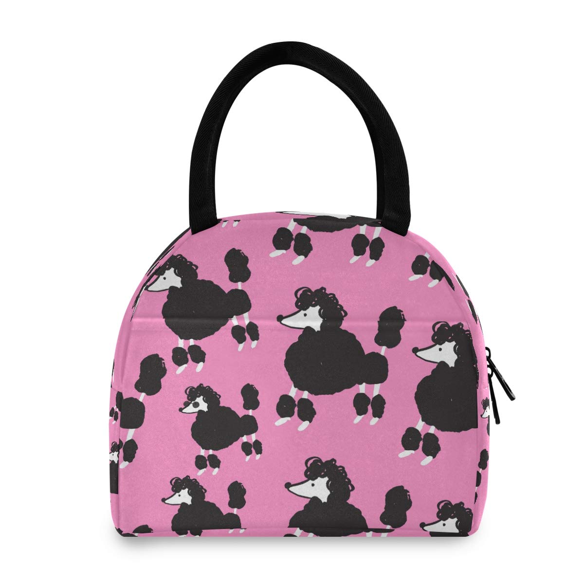 BECCI French Poodle Insulated Lunch Box - Reusable Thermal Tote Cooler Bag for Women, Men & Students - Perfect for Office, School, Picnic, Fishing & Work Lunch Storage