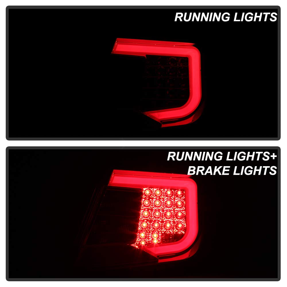 ACANII Red LED Tube Tail Lights Brake Lamps Assembly Pair - Compatible with 2008-2011 Subaru Impreza & 2012-2014 WRX Sedan | Upgrade Style for Enhanced Visibility & Safety | Perfect for Night Driving & Custom Car Modifications