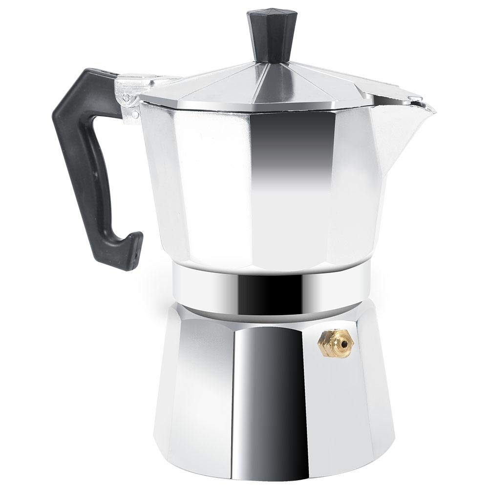 Italian Moka Pot Espresso Coffee Maker - 3/6/9/12 Cup Aluminum Stovetop Coffee Brewer for Home & Office - Perfect for Rich Espresso, Latte & Cappuccino - Ideal for Camping, Gifts & Daily Coffee Rituals