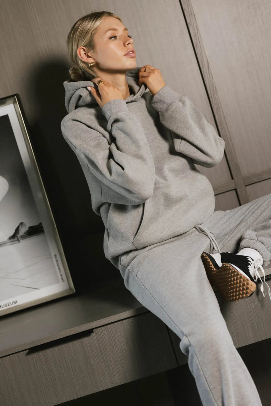 Out of Office Sweatshirt - Cozy Heather Grey Pullover for Women | Casual Loungewear & Work From Home Comfort | Perfect for Relaxing, Running Errands and Coffee Dates