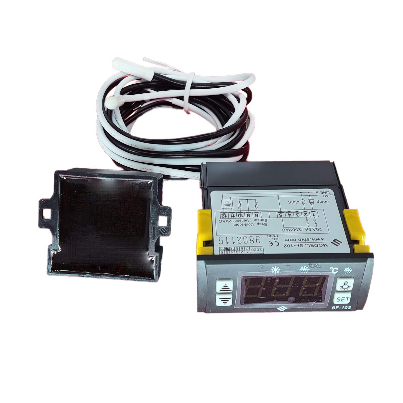 SF-102 Digital Temperature Controller with LCD Display - Precise Thermostat for Homebrew, Aquarium, Reptile Terrarium & Fermentation