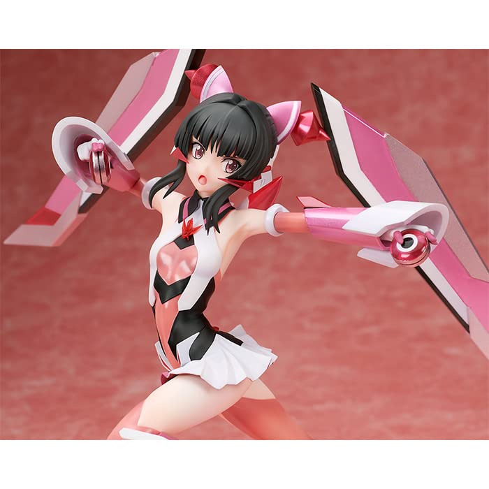 Symphogear GX Shirabe Tsukuyomi 1/7 Scale PVC Anime Figure - 8.5 Inch Multicolor Collectible Statue for Display & Anime Fans