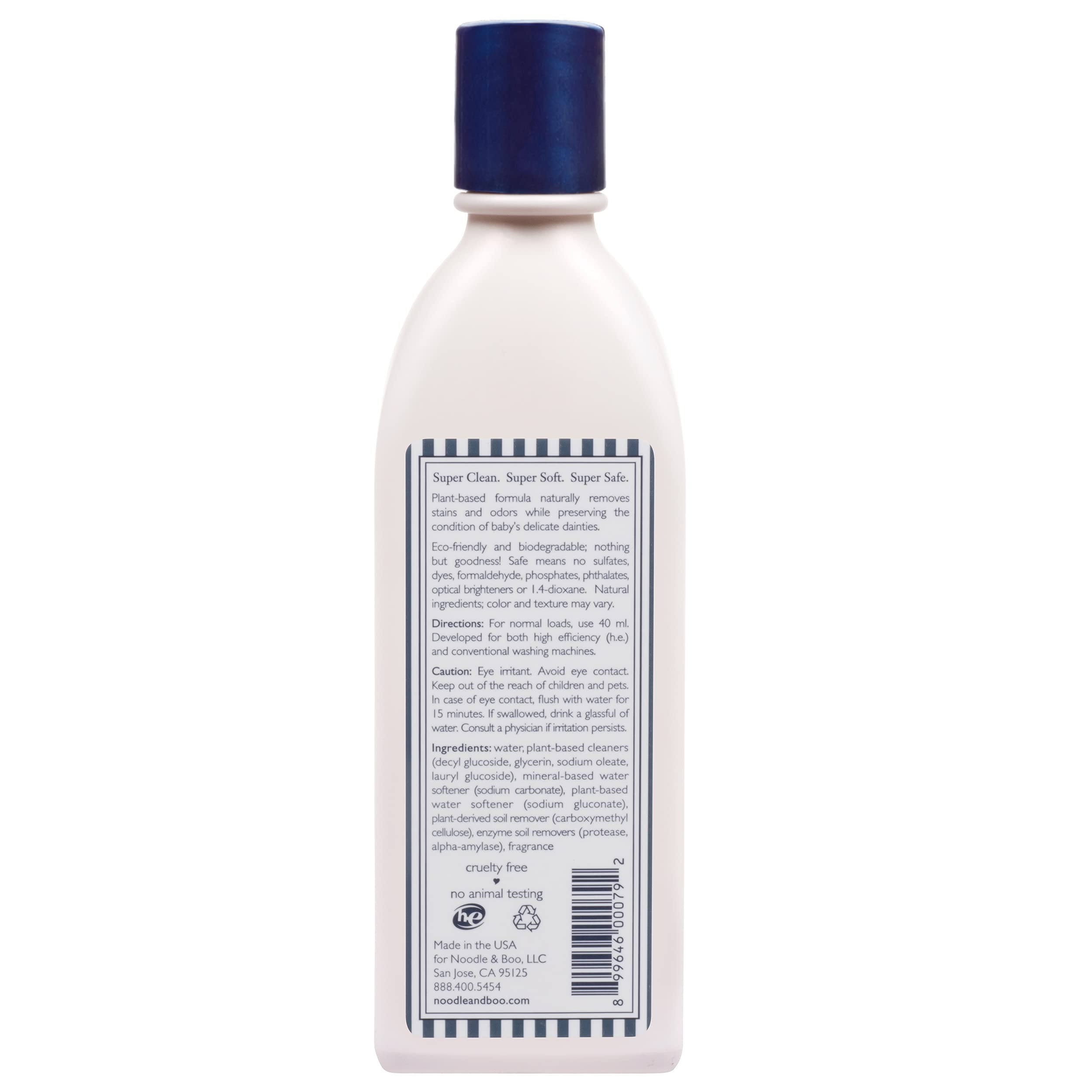 Noodle & Boo Baby Laundry Essentials - Ultra-Safe Hypoallergenic Laundry Detergent for Newborns & Sensitive Skin | Gentle on Baby Clothes, Blankets & Bedding
