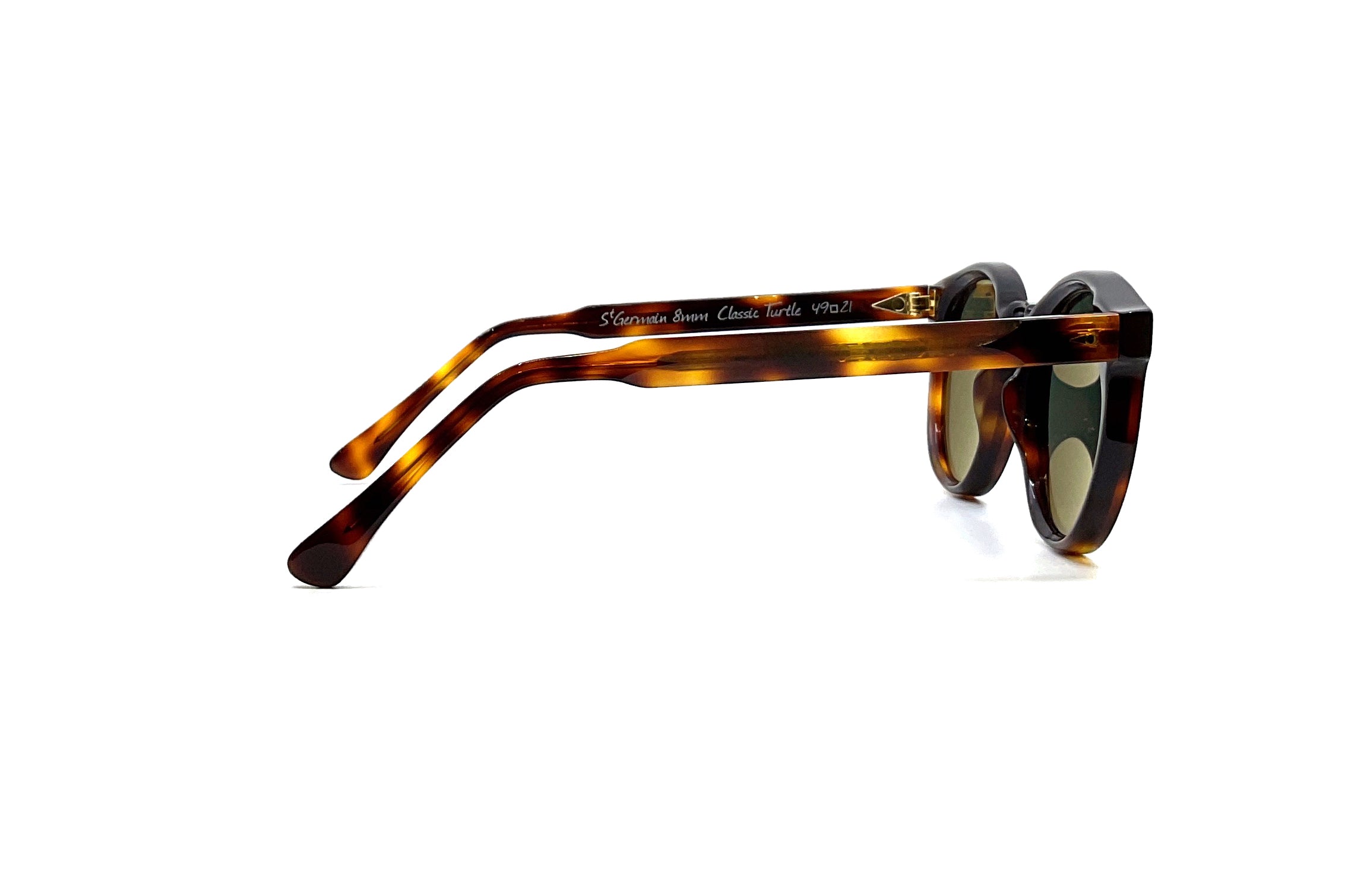 Ahlem Saint Germain Classic Tortoise Shell Sunglasses - UV Protection & Polarized Lenses for Women - Perfect for Beach, Driving & Outdoor Activities