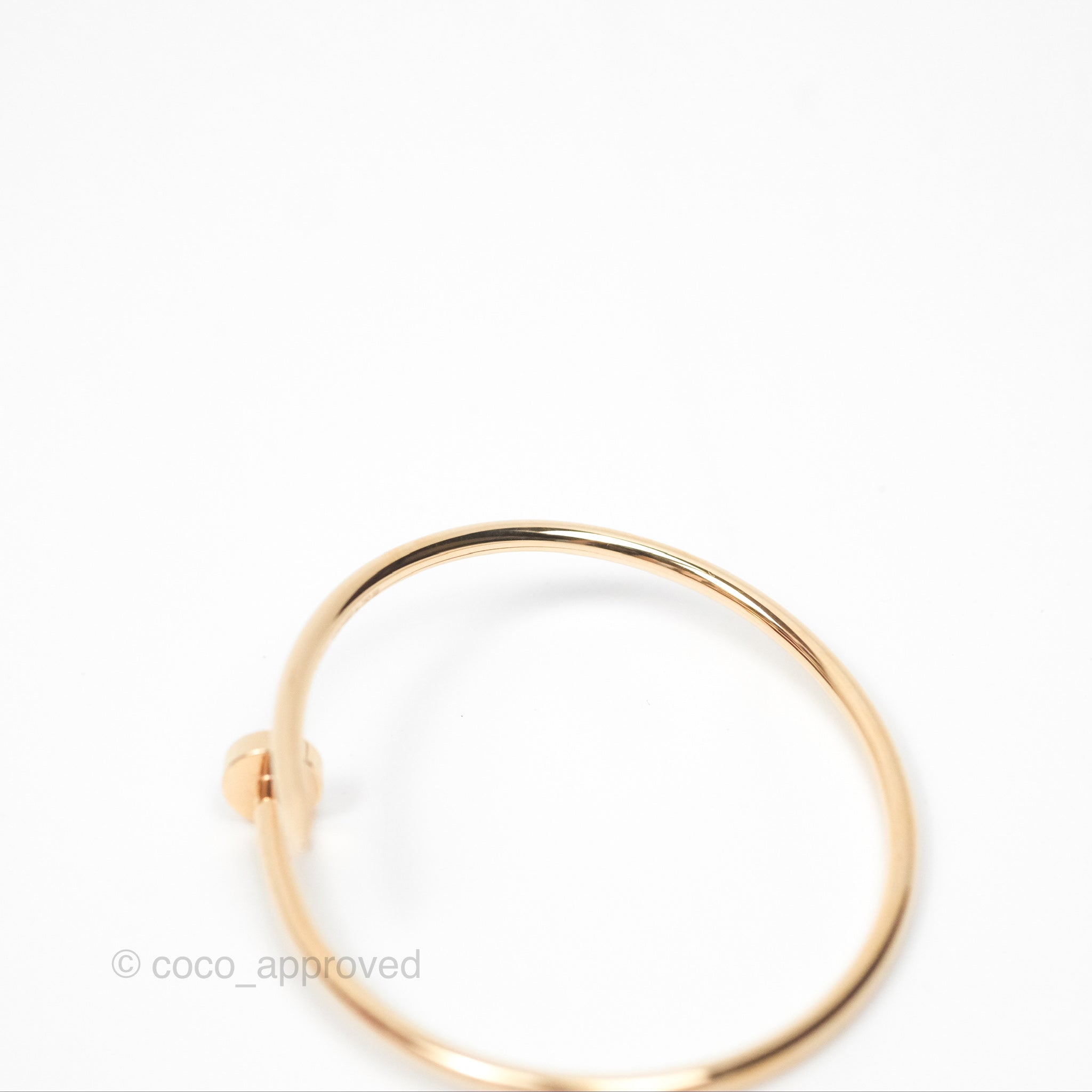 Cartier Small Juste Un Clou Bracelet in 18K Rose Gold - Size 15 | Luxury Jewelry for Women, Elegant Gift for Her, Perfect for Special Occasions & Everyday Wear