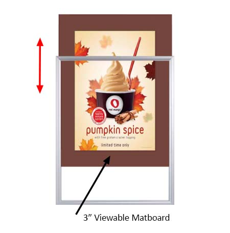 Premium Designer Beveled Slide-In Picture Frames 13x19 Inches - 3-Wide Matboard for Posters, Photos & Artwork | Perfect for Home Decor, Office Display & Gift Giving