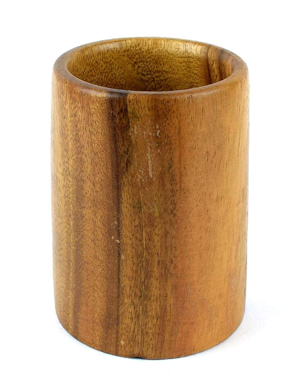 UPIT Acacia Wood Kitchen Utensil Holder - 3.5