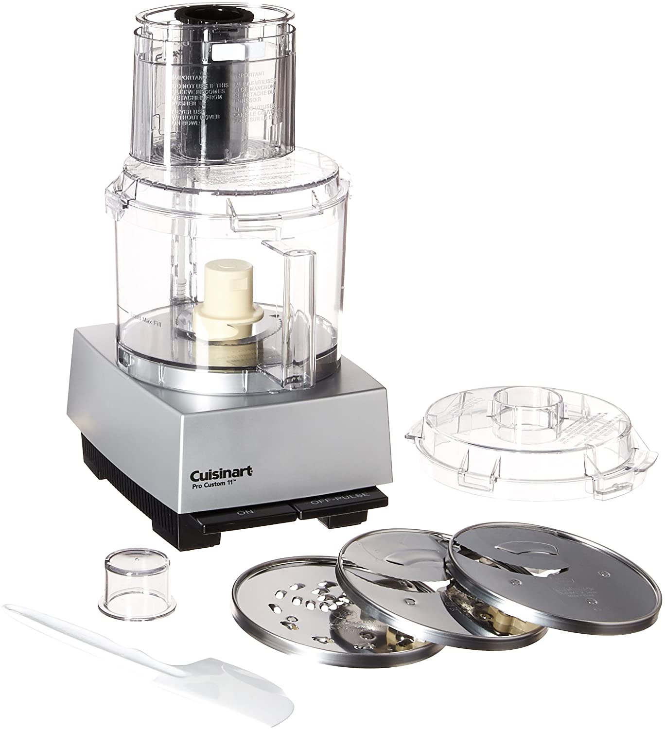 Refurbished Cuisinart 11-Cup Food Processor with DLC-8 Blade - Cuisinart Warranty Included - Perfect for Meal Prep, Baking & Large Batch Cooking