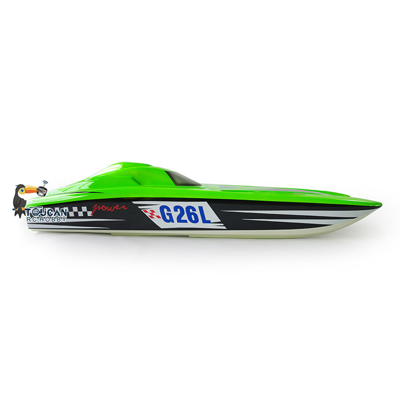 26CC G26L Pre-Painted Gasoline Racing RC Boat Kit - Fiber Glass Hull, Dendroaspis Polylepis Design - DIY Model for Advanced Players & Adults - Perfect for Competitive Racing, Lake Adventures & Hobby Enthusiasts