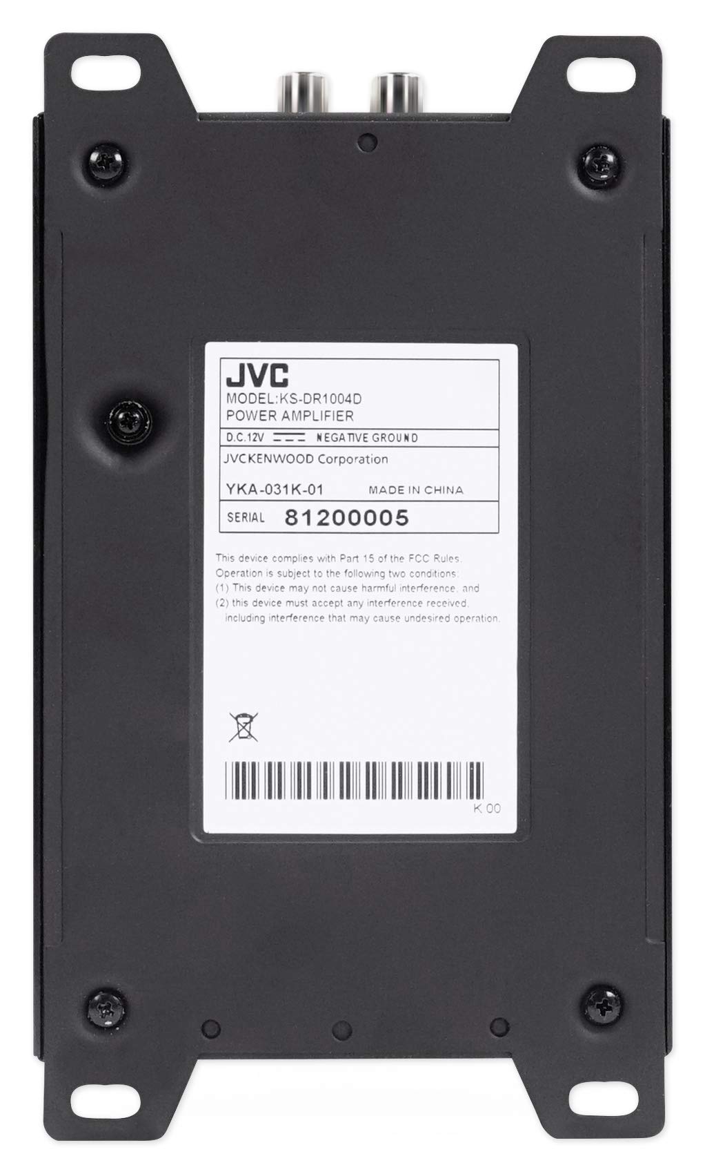 JVC KD-X560BT Digital Media Marine Bluetooth Receiver with 4x 6.5