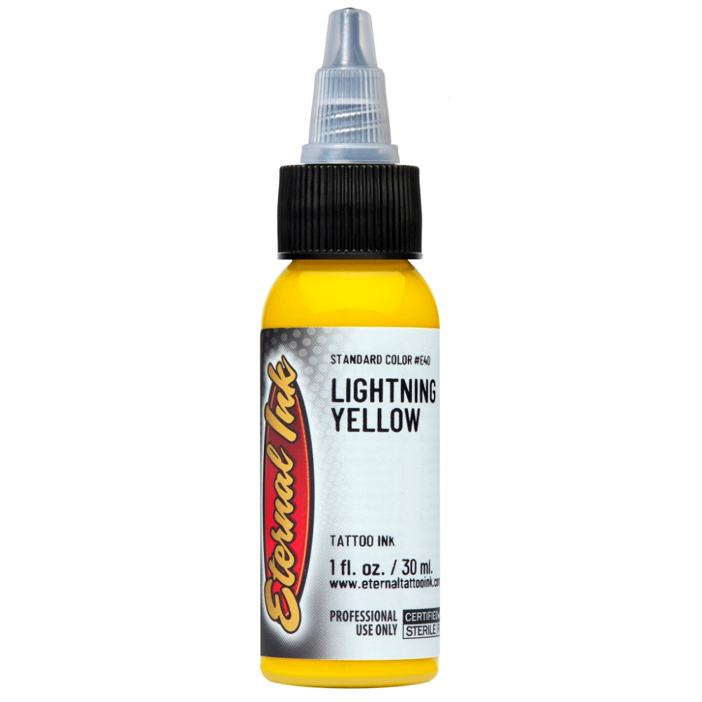 Eternal Ink Lightning Yellow - Premium Fast-Drying Ink for Calligraphy, Art & DIY Projects - Perfect for Pens, Markers & Creative Writing