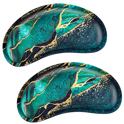 Dark Green Gold Marble