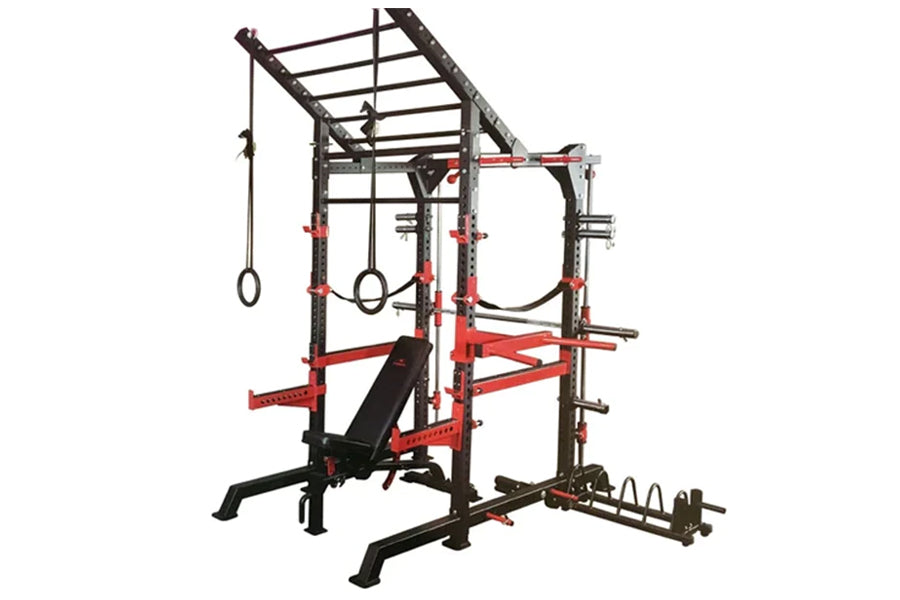 Warrior MMA Cage & Rig Combo - Heavy Duty Training Equipment for MMA, BJJ & Fitness - Perfect for Home Gyms & Martial Arts Studios