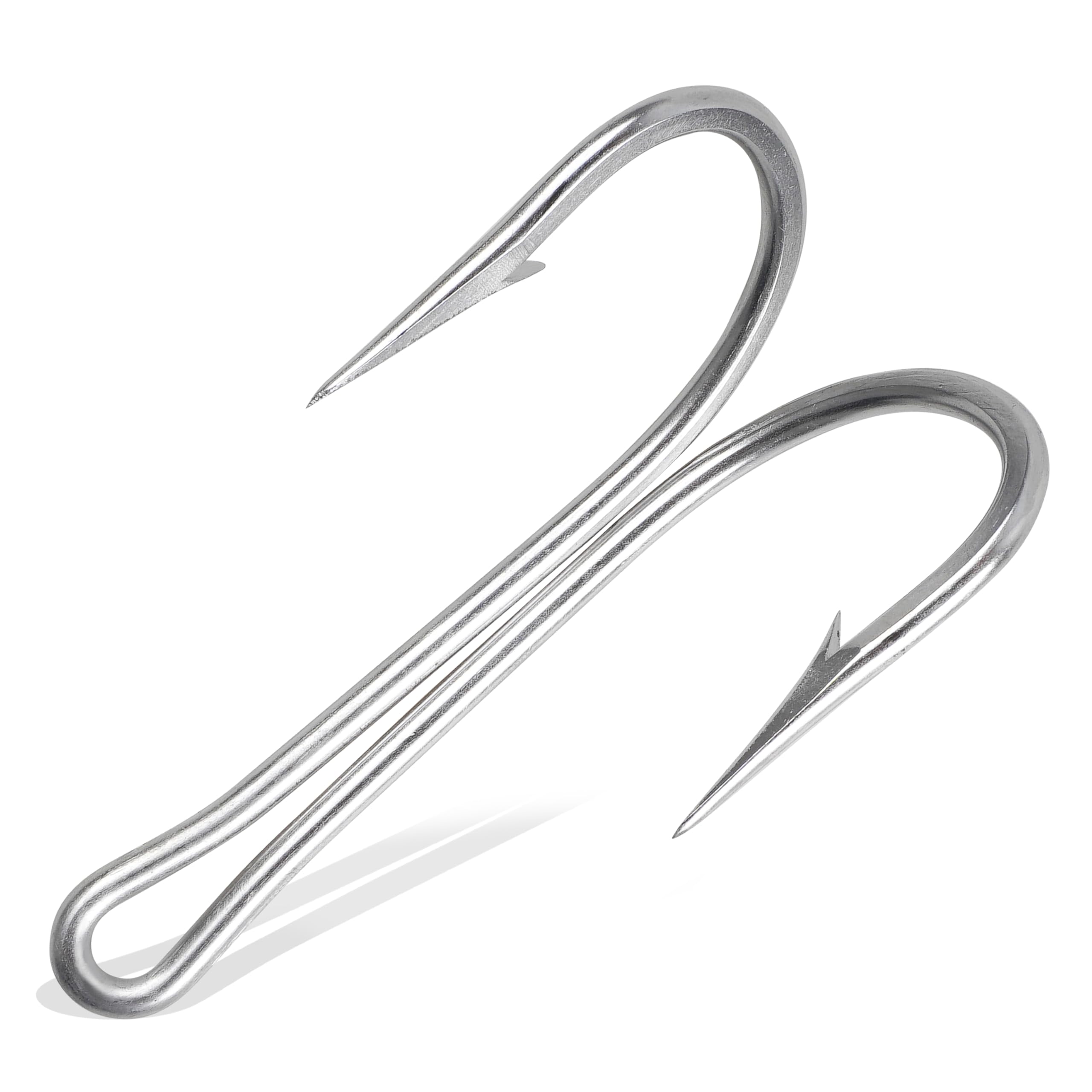 Sharp Stainless Steel Frog Hooks 10pcs - Saltwater & Freshwater Fishing Gear for Bass, Trout