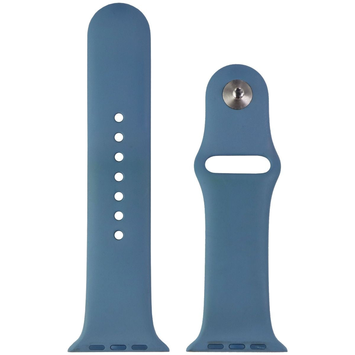 Apple Watch Band 44mm Compatible with Series 1-9 & SE - Soft Silicone Replacement Strap for 42mm/44mm/45mm Models, Azure Blue (S/M) - Perfect for Workouts, Running & Everyday Wear
