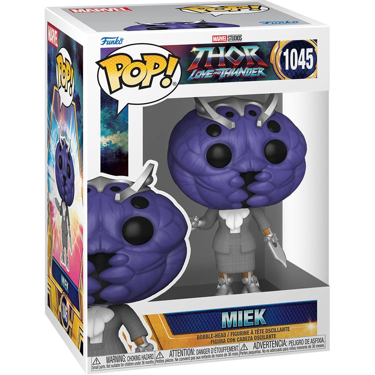 Marvel Thor Love and Thunder Miek Action Figure - Collectible Toy for Kids & Adults - Perfect for Display, Gifts, and Marvel Movie Fans