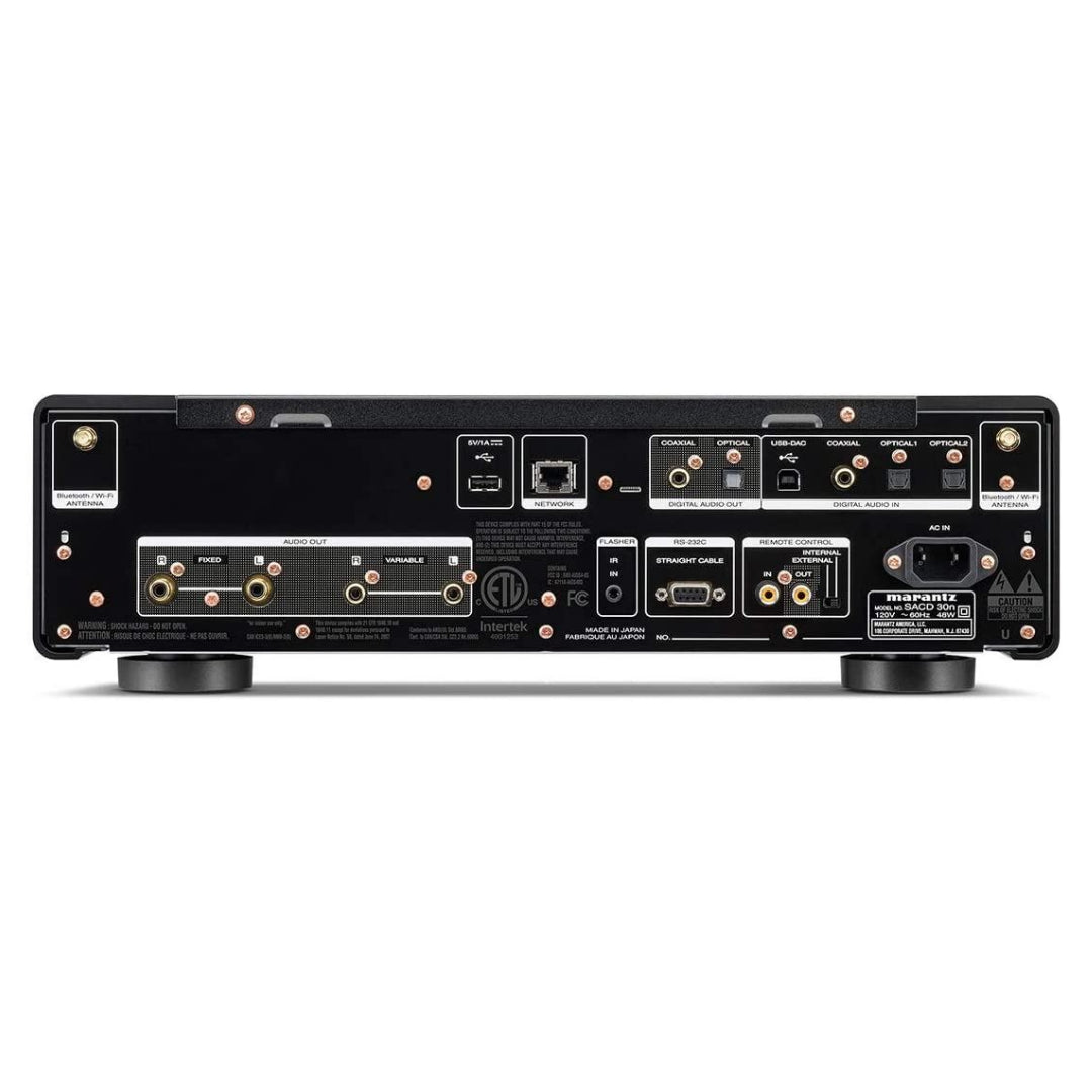 Marantz SACD 30n Premium SACD/CD Player with Network Streaming - Hi-Res Audio for Home Theater & Music Listening