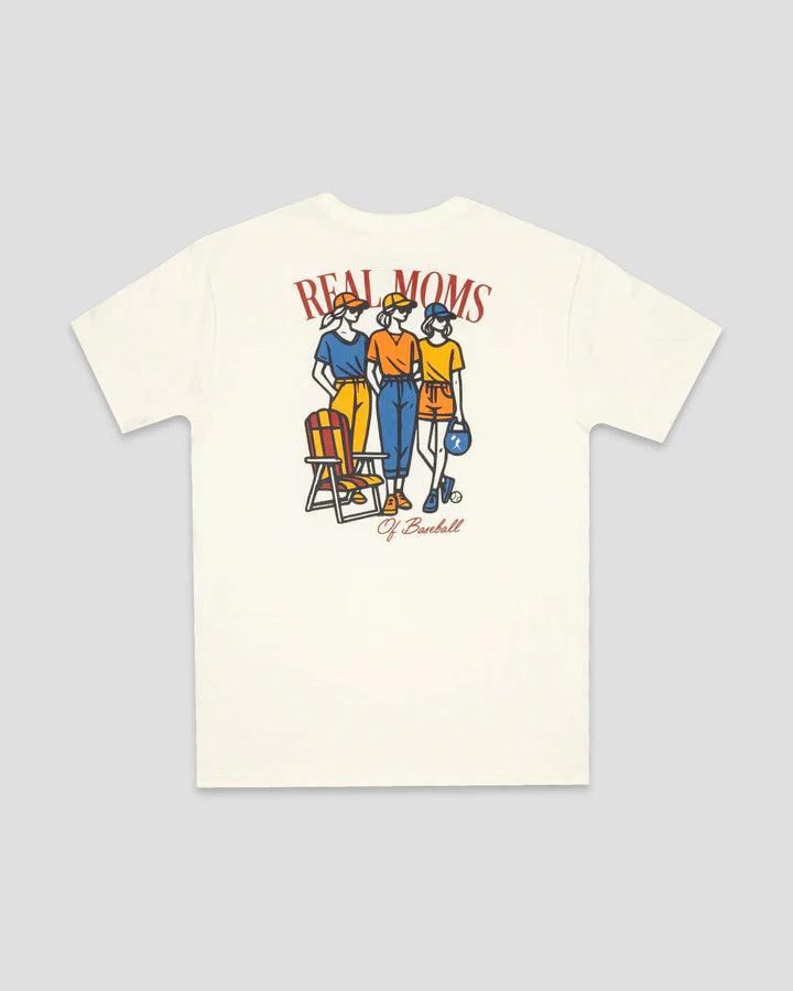 Baseballism Real Moms of Baseball Warm Up Tee - Comfortable Baseball Mom Shirt for Practice & Games - Perfect for Baseball Moms Supporting Their Players