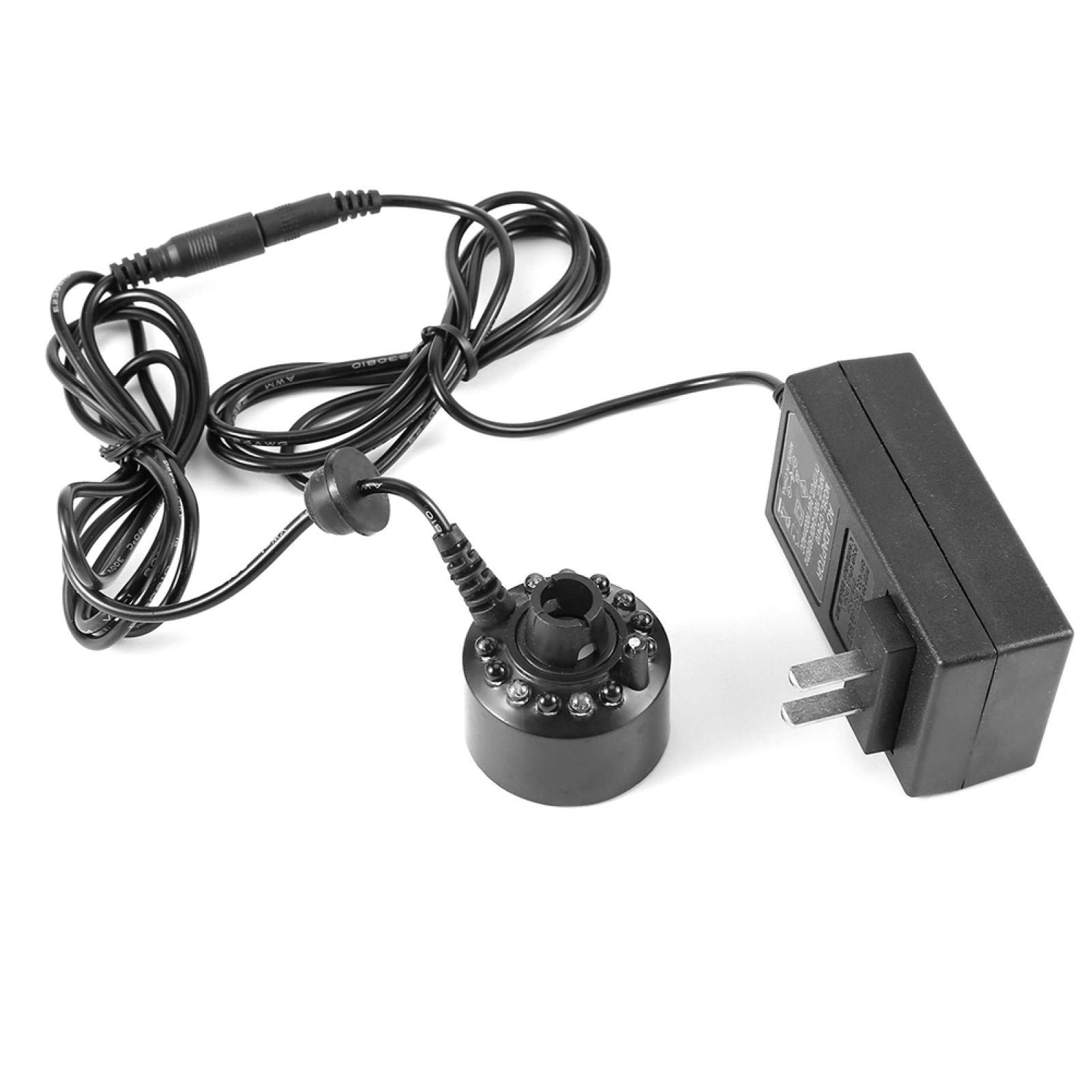 Fybida Fog Maker Mist Machine for Water Fountain, Pond, Fishtank, Vase & Birdbath - 110V US Plug - Creates Relaxing Atmosphere for Home Decor, Garden & Aquarium