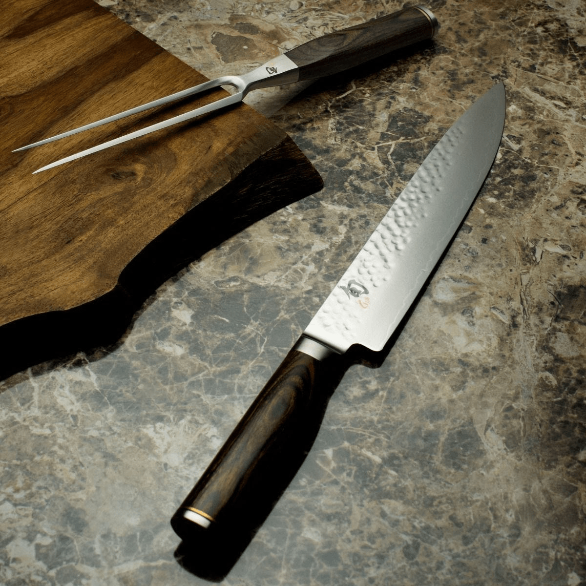 Shun Premier 2-Piece Carving Knife Set - Professional Kitchen Knives for Slicing Meat & Roasts - Perfect for Chefs & Home Cooking