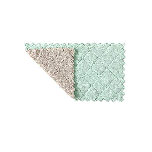 Premium Microfiber Dish Cloths - Super Absorbent & Anti-Grease Kitchen Cleaning Towels for Washing Dishes, Countertops & Appliances | Reusable, Quick-Drying & Lint-Free | Ideal for Daily Kitchen Cleaning, Dish Drying & Household Chores