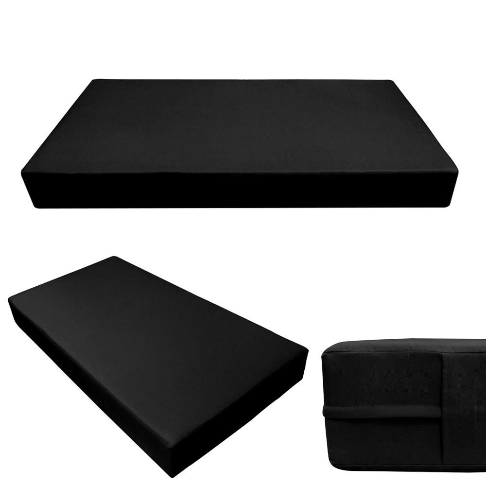 Prolinemax Outdoor Style 1 Full Knife Edge Daybed Mattress Cover with Bolster Pillow - Fitted Sheet AD109 - Perfect for Patio, Poolside & Sunroom Lounging