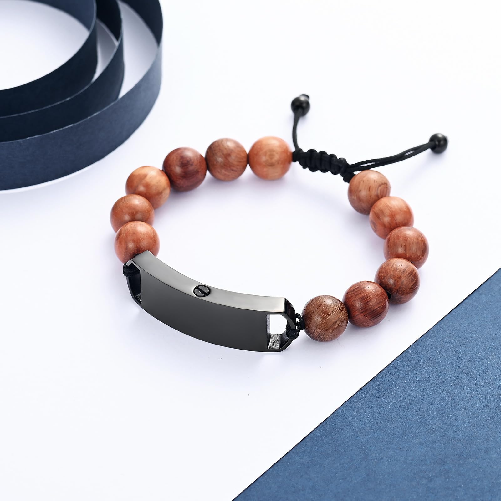 Cremation Urn Bracelet - Adjustable Ashes Keepsake for Women & Men - Memorial Jewelry for Loved Ones & Pets