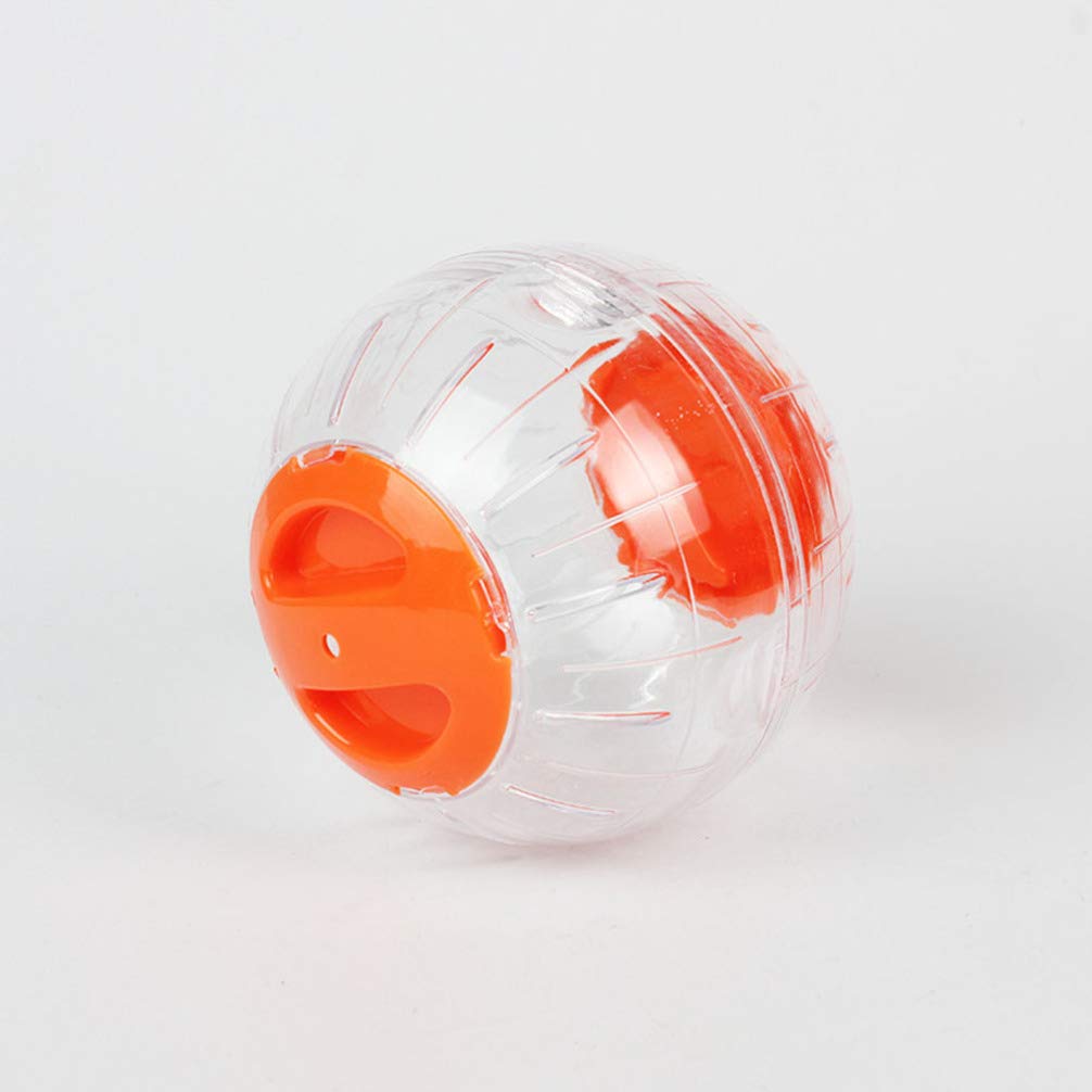 2 Pack Crystal Hamster Exercise Ball - Interactive Pet Toy for Small Animals, Hamsters, Gerbils - Transparent Running Wheel for Play & Exercise - Perfect for Cage Fun, Playtime & Indoor Activity