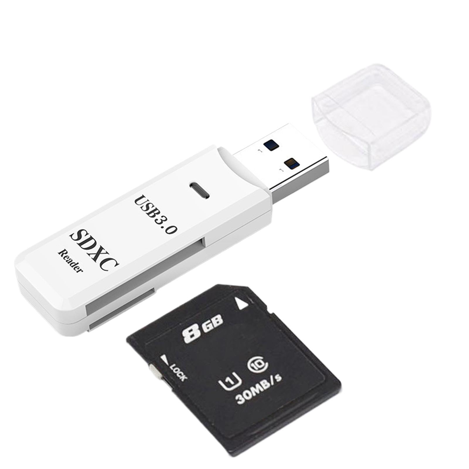 5Gbps USB 3.0 Card Reader for PC & Laptop - Dual Slot SD/TF Memory Card Adapter | Portable Camera Card Viewer | Plug & Play | Compatible with DSLR Cameras, Digital Cameras, Action Cameras | Perfect for Photographers, Videographers & Content Creators
