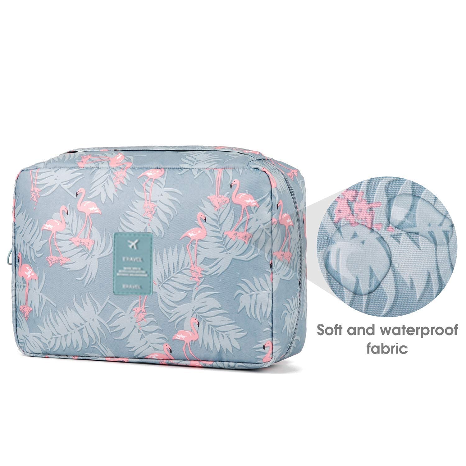 Royal Enterprise Hanging Travel Toiletry Bag - Water-Resistant Cosmetic Organizer for Women & Girls with Hook - Perfect for Bathroom, Shower & Travel - Multicolor Makeup Storage Solution