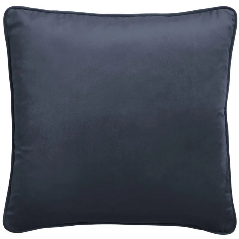 Laurence Llewelyn Bowen Montrose Navy Blue Decorative Throw Pillow Cushion - Perfect for Sofa, Bed & Home Decor