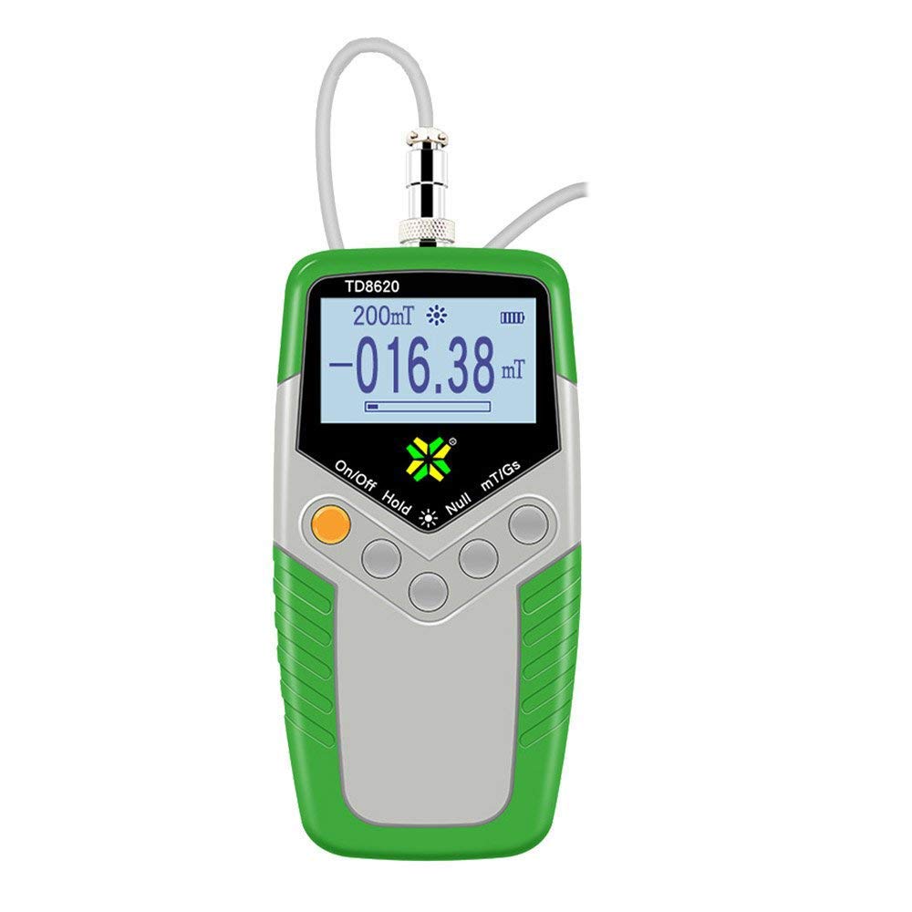 High Precision Axial Probe Tesla Meter - Permanent Magnet Gauss Meter & Fluxmeter for DC Magnetic Field Testing (0-2400mT, 1% Accuracy) | Ideal for Laboratory, Industrial, and DIY Magnetic Field Measurement