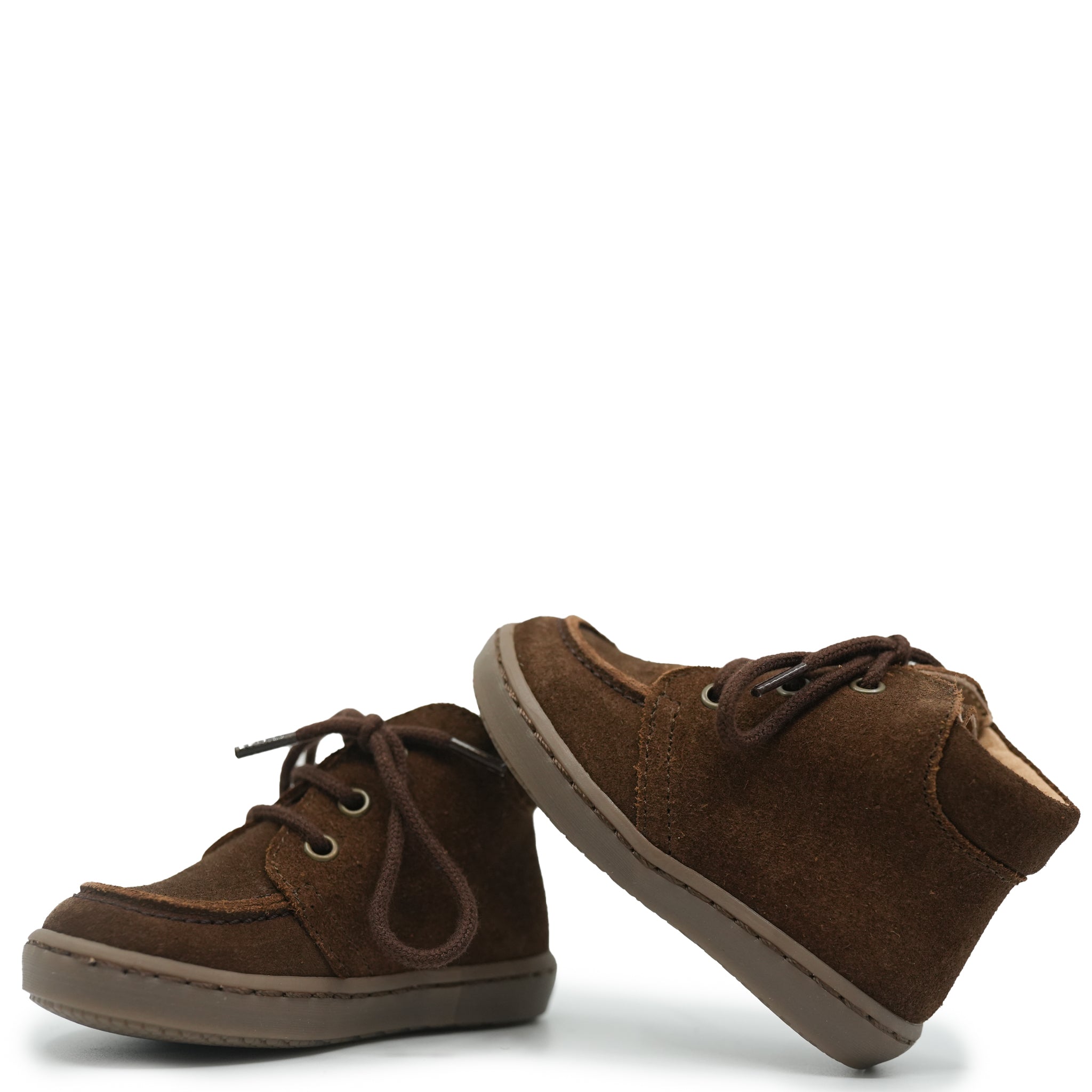 Nordic Teddy Suede Lace-Up Baby Booties - Soft Leather First Walkers for Newborns & Infants (0-12 Months) | Perfect for Photo Shoots, Special Occasions & Winter Outings