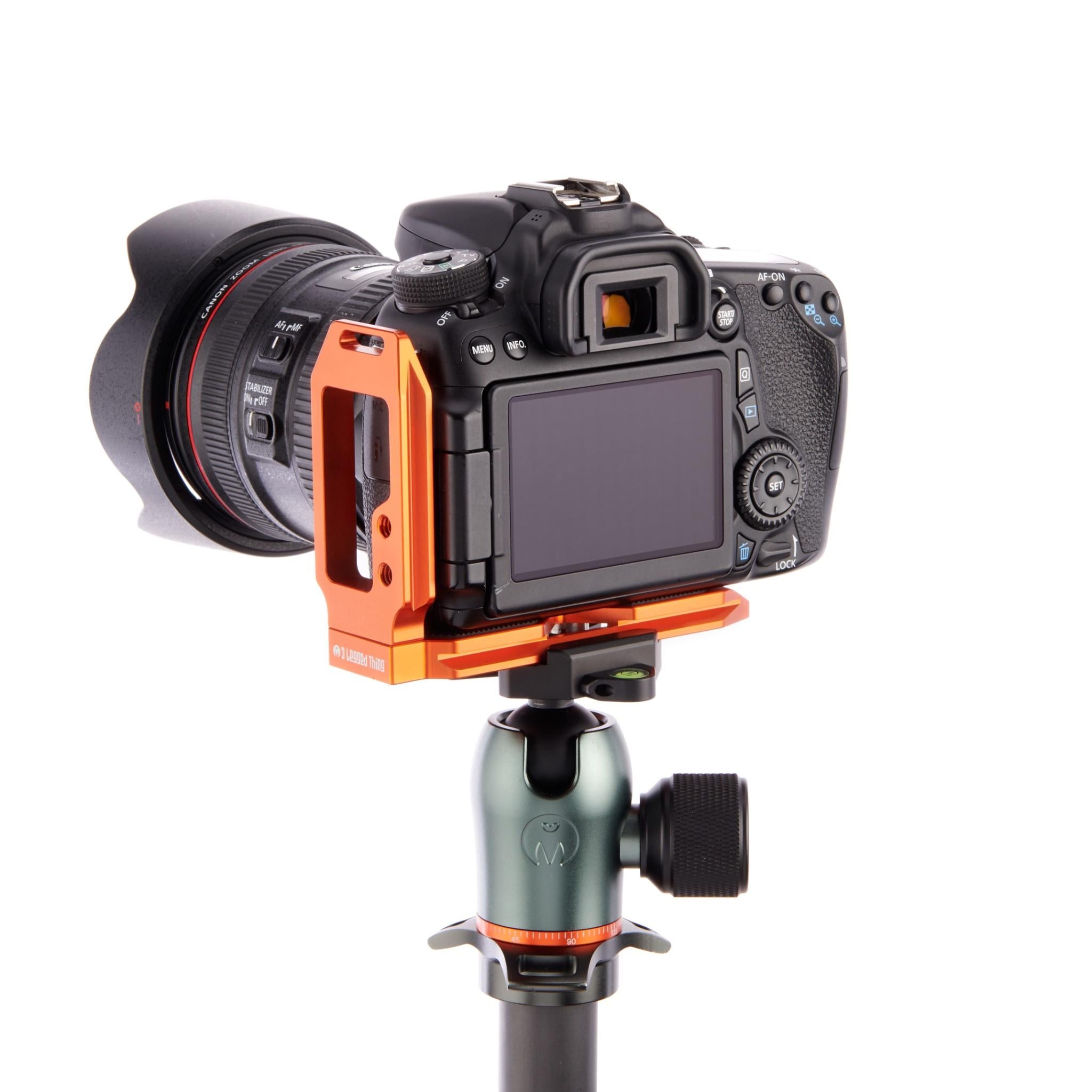 3 Legged Thing QR11 2.0 Universal Arca L Bracket (Copper) - Camera Mount for DSLR, Mirrorless & Tripod - Perfect for Landscape, Portrait & Studio Photography