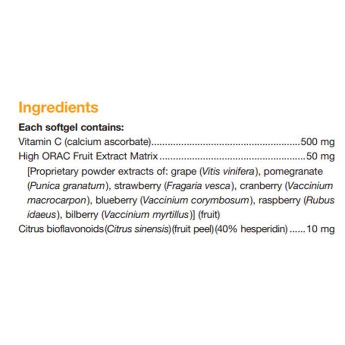 Natural Factors RegenerLife Liposomal Vitamin C 500mg - 120 Softgels for Immune Support & Antioxidant Protection - Perfect for Daily Wellness & Travel Essentials