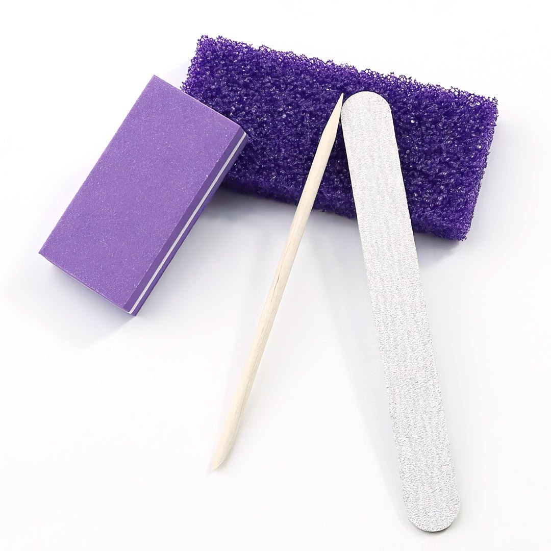 200 Packs Disposable Pedicure Kit - 4 Pieces per Kit | Professional Nail Care Tools for Salons, Spas & Home Use | Hygienic & Convenient Manicure Pedicure Set