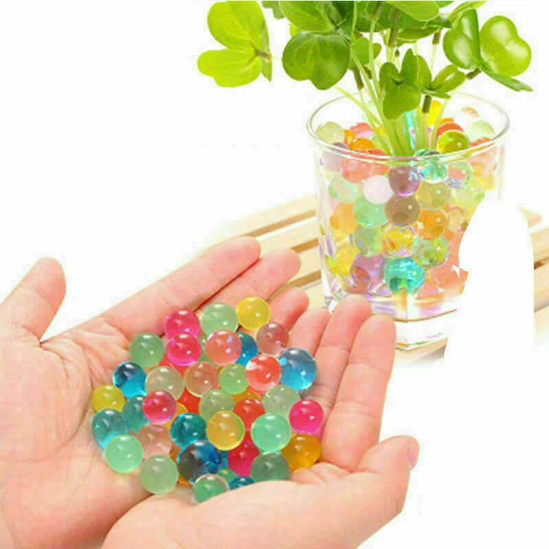 7-8mm 40,000PCS Hardened Water Gel Ball Blaster Ammo Refill - Perfect for Gel Blaster Battles, Outdoor Shooting Games & Tactical Training