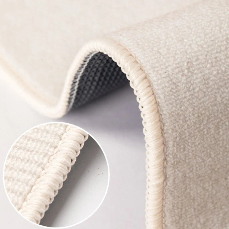 Rory TotalProtect Comfort Velvet Area Rug - Soft Plush Non-Slip Living Room Carpet for Bedroom, Nursery & Home Decor