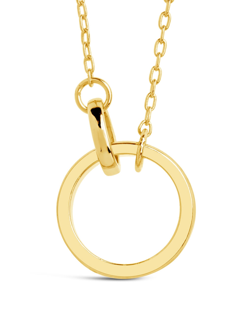Elegant Mishel Mother of Pearl Interlocking Circles Pendant Necklace for Women - Perfect for Weddings, Anniversaries & Special Occasions
